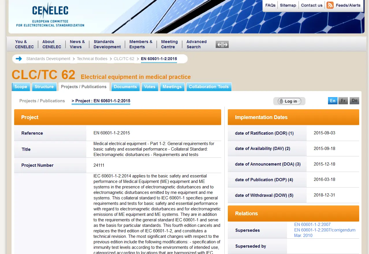 cenelec website