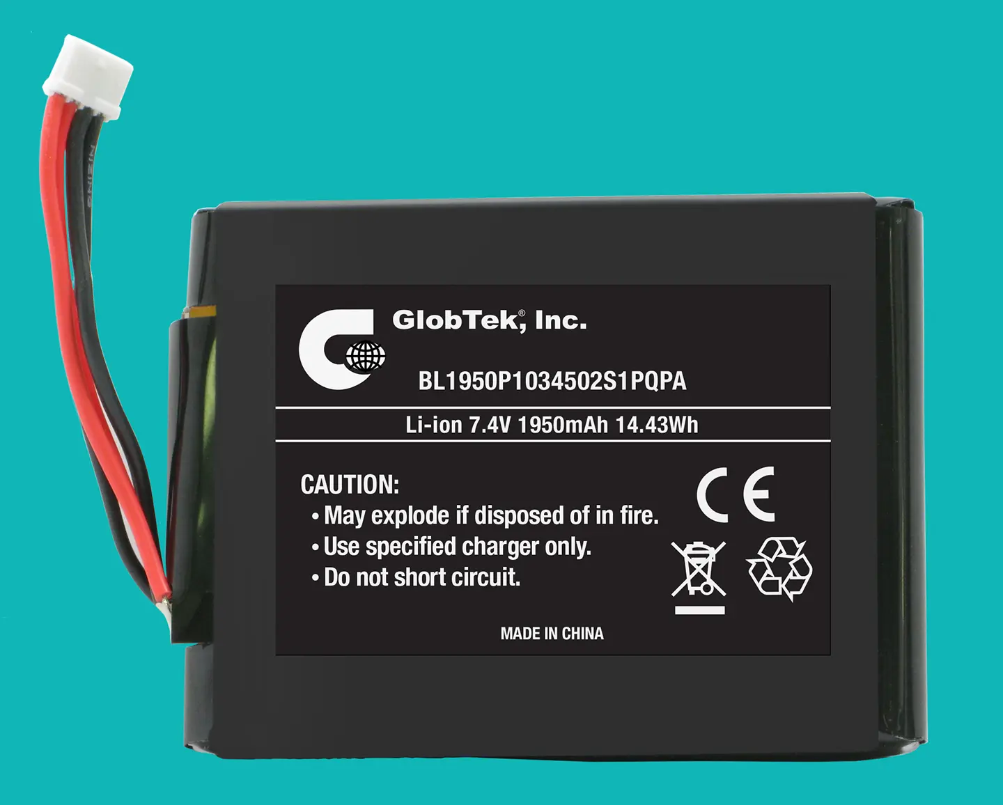 GlobTek’s BL1950P1034502S1PQPA Battery Pack in 2S1P Configuration represents latest addition to rugged high-capacity Li-Ion / Prismatic Battery family with UL 1642 Approved Cells and a CE Mark which... GlobTek’s BL1950P1034502S1PQPA Battery Pack in 2S1P Configuration represents latest addition to rugged high-capacity Li-Ion / Prismatic Battery family with UL 1642 Approved Cells and a CE Mark which...